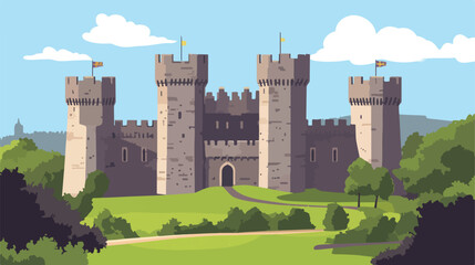 Cardiff Castle Architectural Photography in Wales United Kingdom
