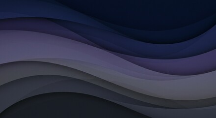Obraz premium Dark purple and gray wavy background