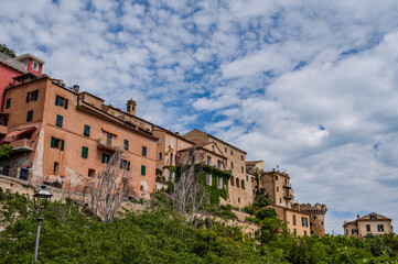 Fototapeta premium Grottammare, Marche. Spectacular glimpses, views and summer panoramas.