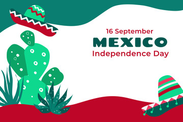Mexico Independence Day background . Holiday concept for 16 september. 