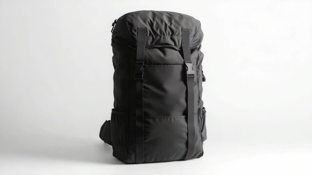 Lightweight outdoor pack, featuring multiple storage compartments and a top lid pocket.