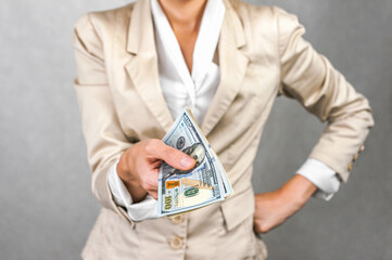 Handing Over Cash for Personal Needs and Expenses