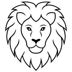 lion head vector