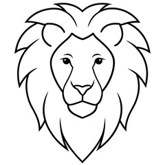 Fototapeta premium lion vector illustration
