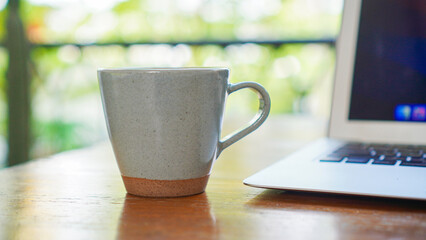 Cup of tea on the table