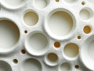 Abstract White and Beige Geometric Pattern Texture Design