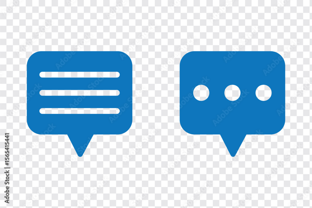 Poster comment icon. comments vector flat icon. comment icon speech bubble symbol chat message icons - talk