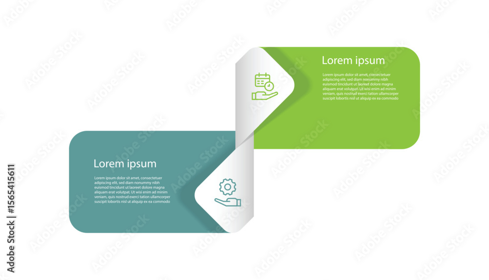 Poster 3 step design infographic template. vector diagram information with paper style and icons suitable f