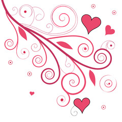 Swirls and hearts  Icon Romantic Love Symbols, Hearts, Cupid, Gifts & Celebration Graphics