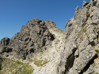 Majestic Rocky Mountain Ridge with Panoramic Valley View