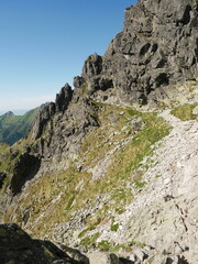 Majestic Rocky Mountain Ridge with Panoramic Valley View