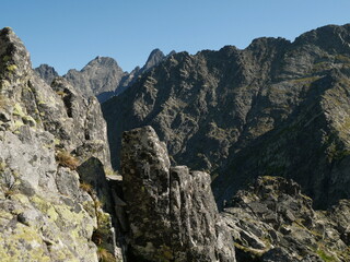 Majestic Rocky Mountain Ridge with Panoramic Valley View