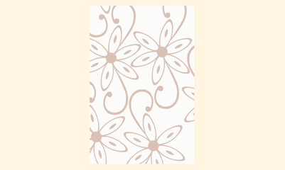 Floral flowers fabric cloth seamless pattern background