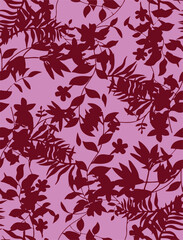 Tropical beige, green palm leaves seamless pattern. Exotic jungle wallpaper.