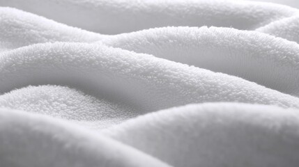 Professional image of a luxury bathrobe with a seamless white background, perfect for spa branding and self-care advertising