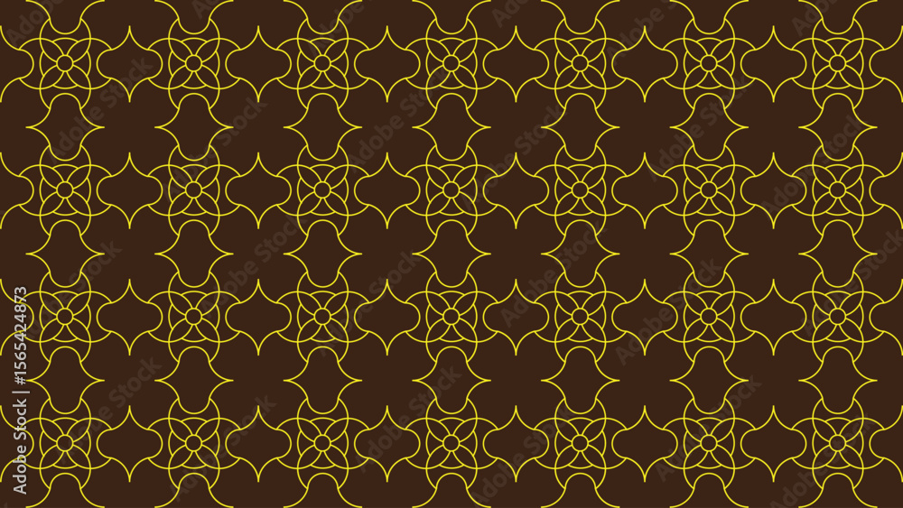 Poster seamless pattern consisting of wavy black and white lines creating a twisting illusion – geometric v
