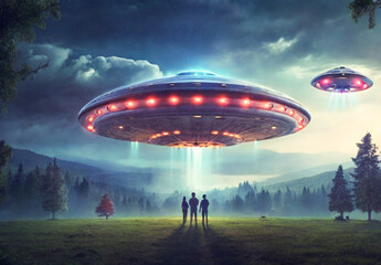 Celebrate World UFO Day with Mysterious UFO Sighting in Forest