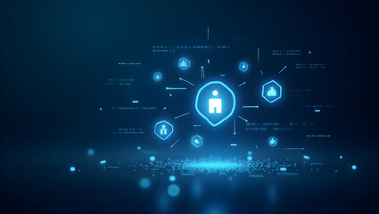 Obraz premium High resolution photo stock image presenting an advanced hyper personalization in marketing interface with dynamic interactive dashboards and integrated customer data analytics for tailored outreach i