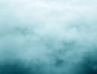 Fototapeta premium Abstract depiction of atmospheric fog with blue tinting and soft textures