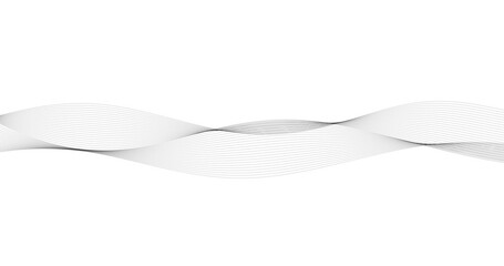 Fototapeta premium Abstract wave on a white background Digital Wave of particles Vector illustration Technology Design
