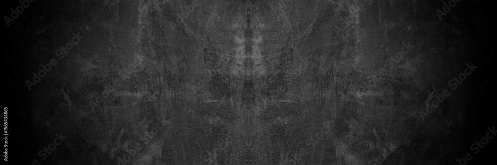 Poster old wall texture smeared engine oil cement dark black gray background abstract grey color design are