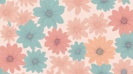 seamless floral background wallpaper