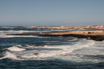 Panor&aacute;mica de la costa norte de El Cotillo, Fuerteventura