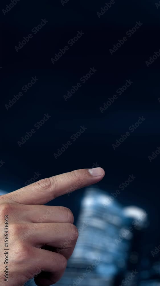 Poster futuristic robot artificial intelligence enlightening ai technology development and machine learning