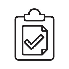 Clipboard with Checkmark Icon
