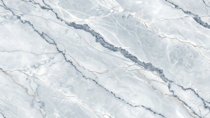 Obraz premium Light Grey Marble with White and Darker Grey Veins Seamless Modern Pattern
