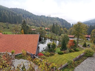Wunderschöne Natur und Häuser in Oberaudorf, Deutschland
