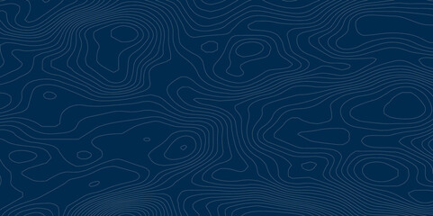 Fototapeta premium Abstract navy blue color topography map contour line modern design with White background with topographic wavy pattern design. 