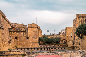 Historic fortress in Malta Island