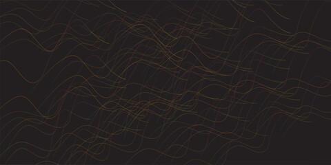 matrix energy level. Point deep datasets big deep data. Chaos and order  scene in beige-brown-gray  with l green line background curve design, overlapping layers, vector