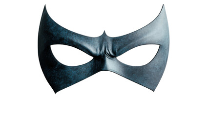 Superhero Mask Cut Out with Bold Design on white background
