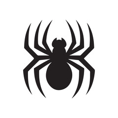 spider vector silhouette clip art logo design illustration collections