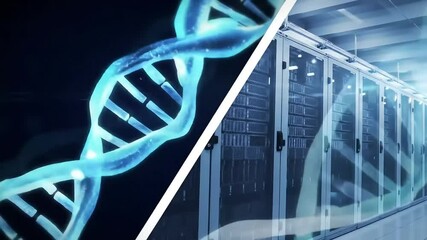 DNA data center server room - Powered by Adobe