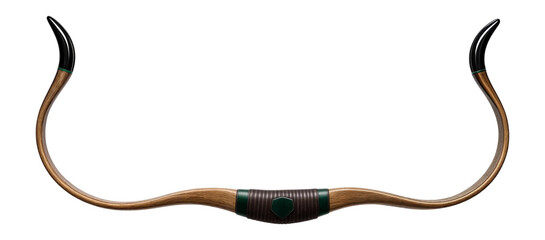 Horsebow with horn nocks and sinew backing for mounted archery