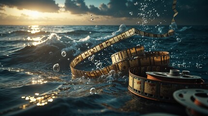 old movies overboard, created by ia