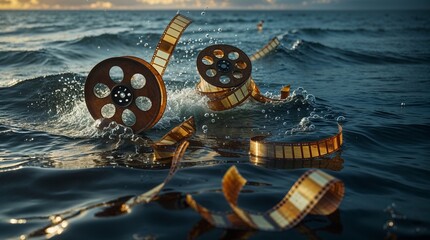 old movies overboard, created by ia