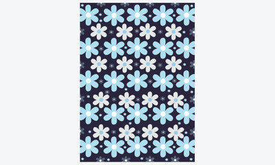 Beautiful floral flower design pattern background