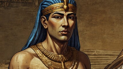 young Egyptian, raised by IA