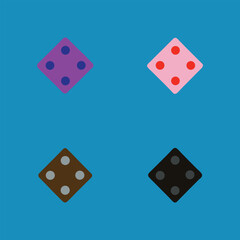 dice pattern design vector art