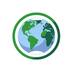 Obraz premium Earth-Globe-Environment-World-Planet-Eco-Friendly-Green-Sustainable-Image-Graphic-Nature-Conservation