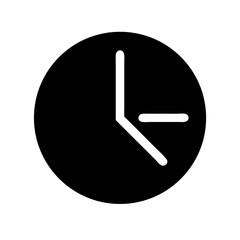 Fototapeta premium Clock icon vector illustration