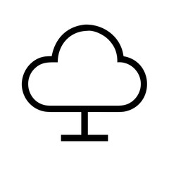 Cloud computing icon vector illustration