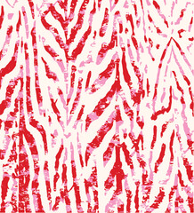 Seamless zebra skin pattern with isolated abstract hand drawn art wild leopard animal tiger skin background elements in black and white colors.Leopard , zebra and tiger mix furry skin seamless pattern © Sketch