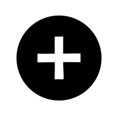 Plus icon vector illustration