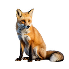 Obraz premium fox transparent background png