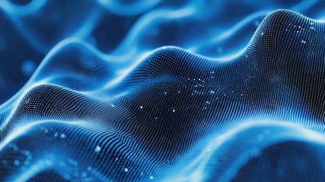 Electronic circuitry design with binary code and digital waveform pattern,  advanced technology, data science concept.
